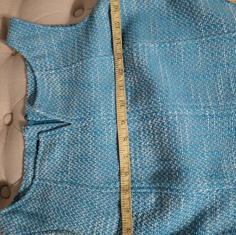 Talbots Aqua dress - Picture 2 of 5